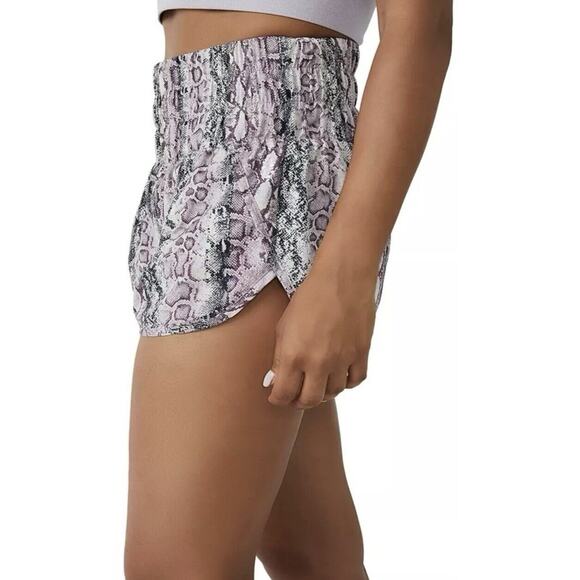NWT Free People Movement The Way Home Anaconda Venom Combo Snakeskin Shorts - Picture 2 of 9